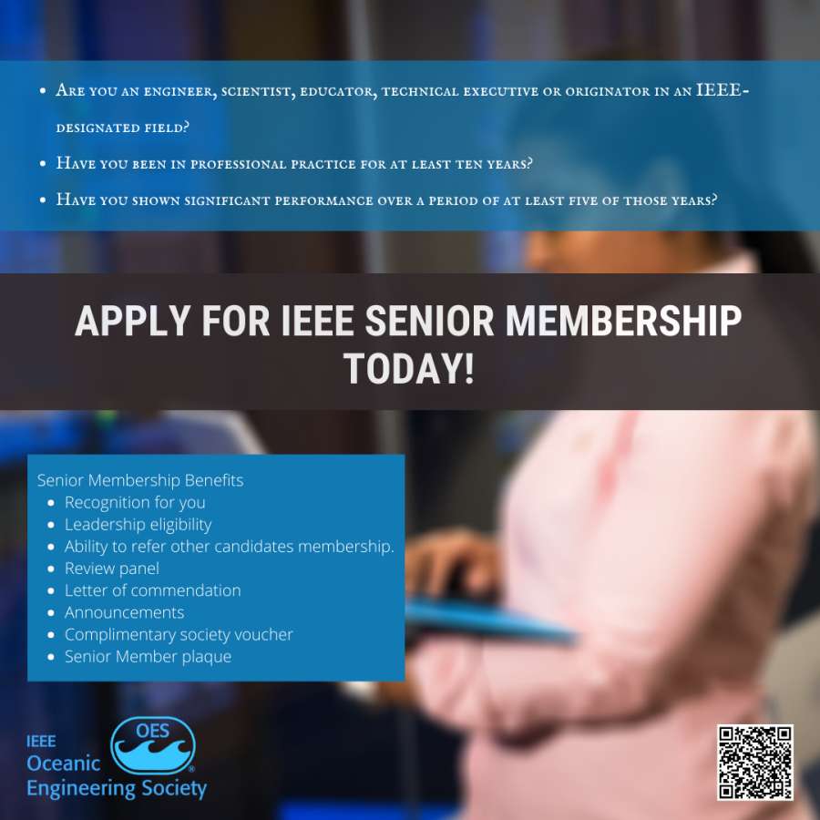 Senior Membership The IEEE Oceanic Engineering Society