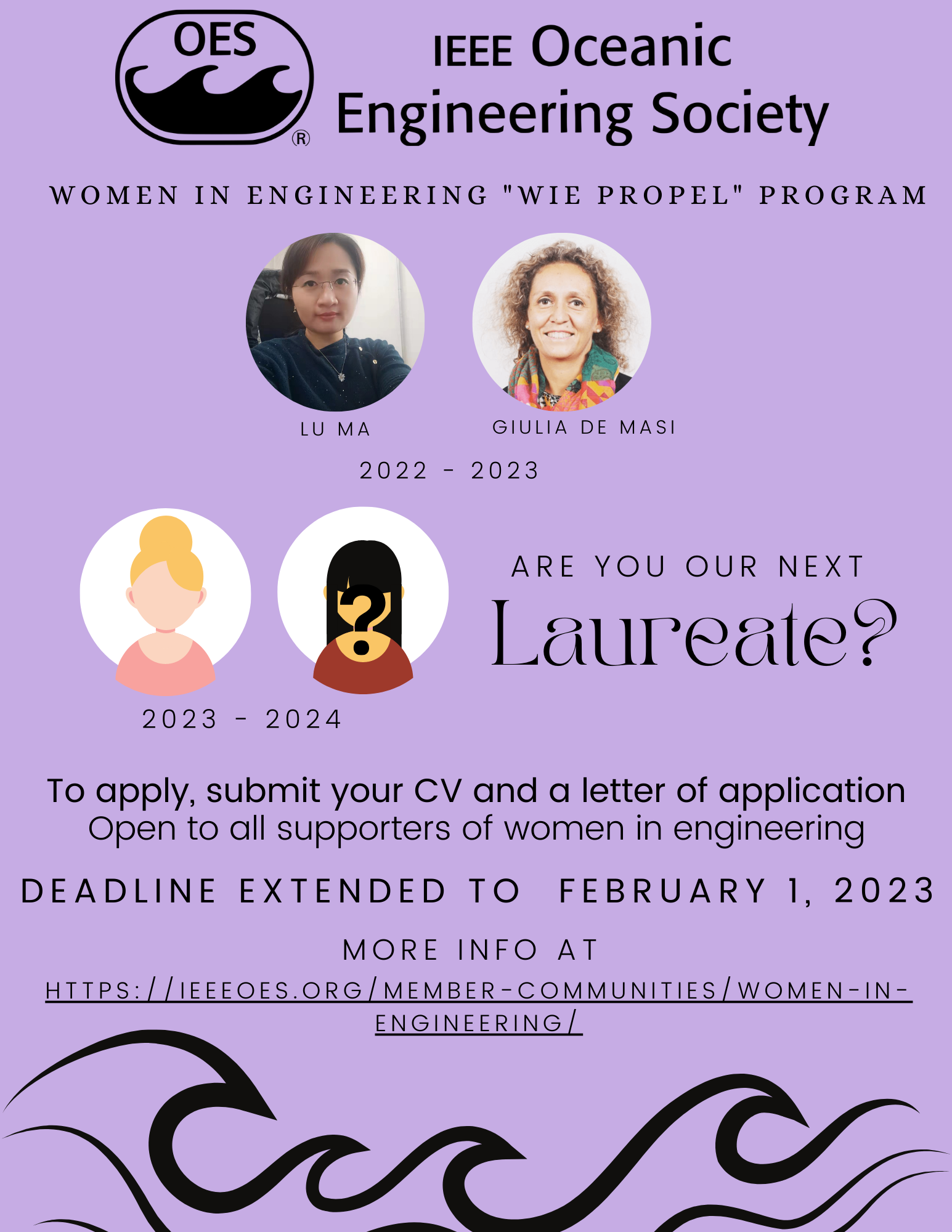 There's still time to apply to WIE PROPEL! - The IEEE Oceanic Engineering  Society