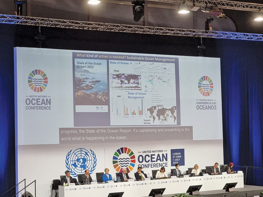 OES makes its presence at the UN Ocean Conference - Bridging Ocean ...