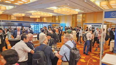 Delegates at the Exhibitor Reception